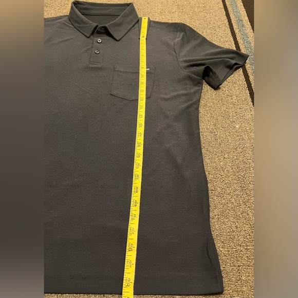 Vuori Men's Ace Polo Performance Polo Medium Charcoal Grey EUC - Picture 10 of 10